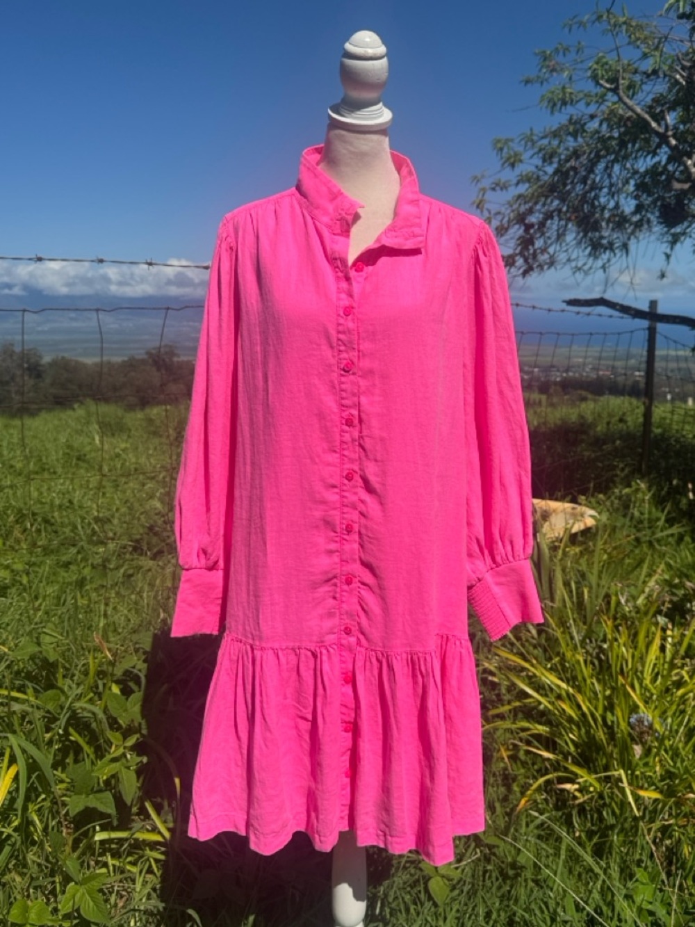 Lilly Pulitzer
DRENA LINEN DRESS Resort PASSION FRUIT PINK 14